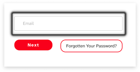 Colourful screenshot of where to enter email to log in to Digicel Pacific Message Hub